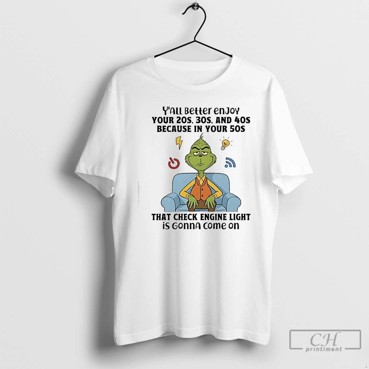 Classic Grinch That Check Engine Light Is Gonna Come On T-Shirts, Hoodie, Sweatshirt | AU18TeeNovaLab.com