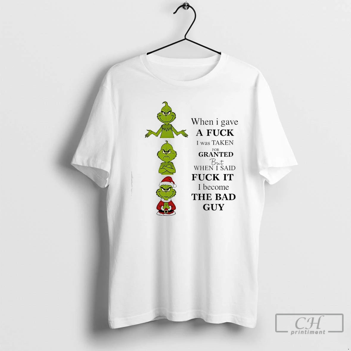 Classic Grinch When I Gave A Fuck I Was Taken For Granted But When T-Shirts, Hoodie, Sweatshirt | AU18TeeNovaLab.com
