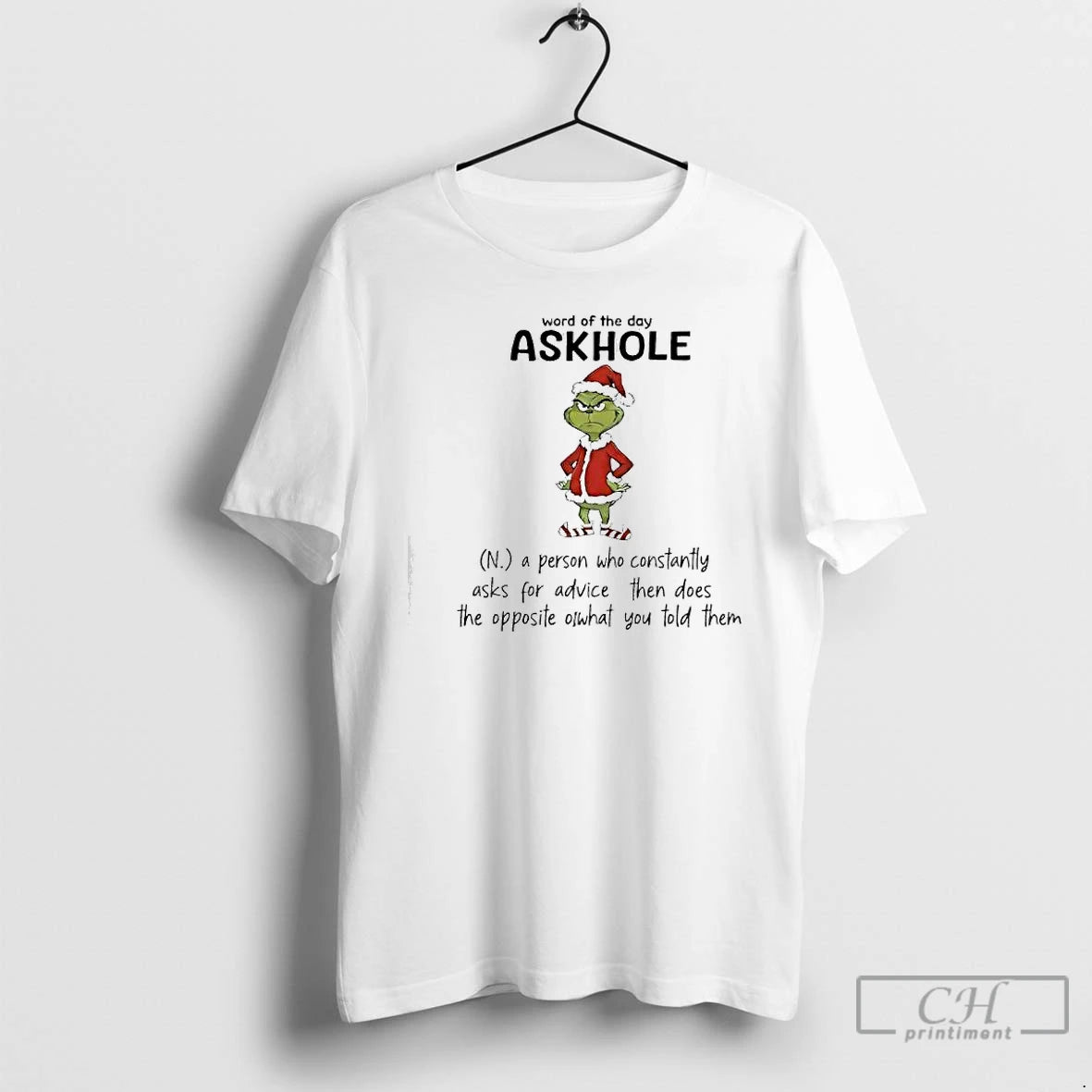 Classic Grinch Word Of The Day Askhole T-Shirts, Hoodie, Sweatshirt | AU18TeeNovaLab.com