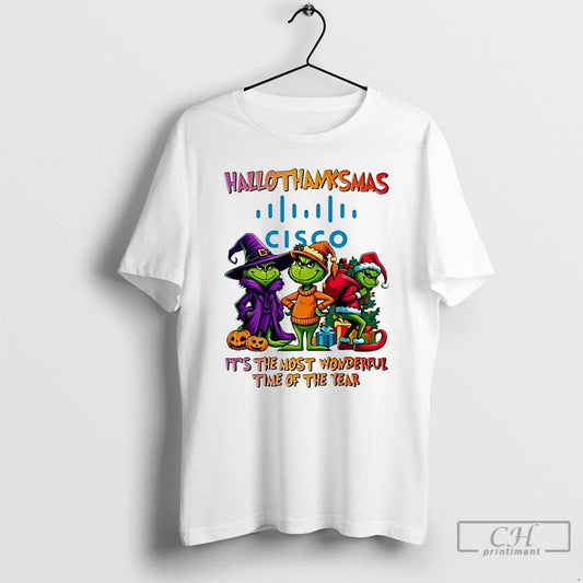 Classic Grinch X Cisco Its The Most Wonderful Time Of The Year 2025 Happy Hallothanksmas