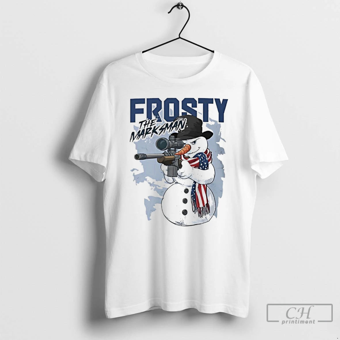 Classic Gun Snowman Frosty The Marksman T-Shirts, Hoodie, Sweatshirt | AU18TeeNovaLab.com