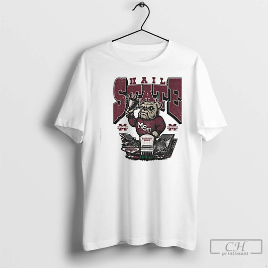 Classic Hail State Bulldog Stadium Mascot T-Shirts, Hoodie, Sweatshirt | AU18TeeNovaLab.com