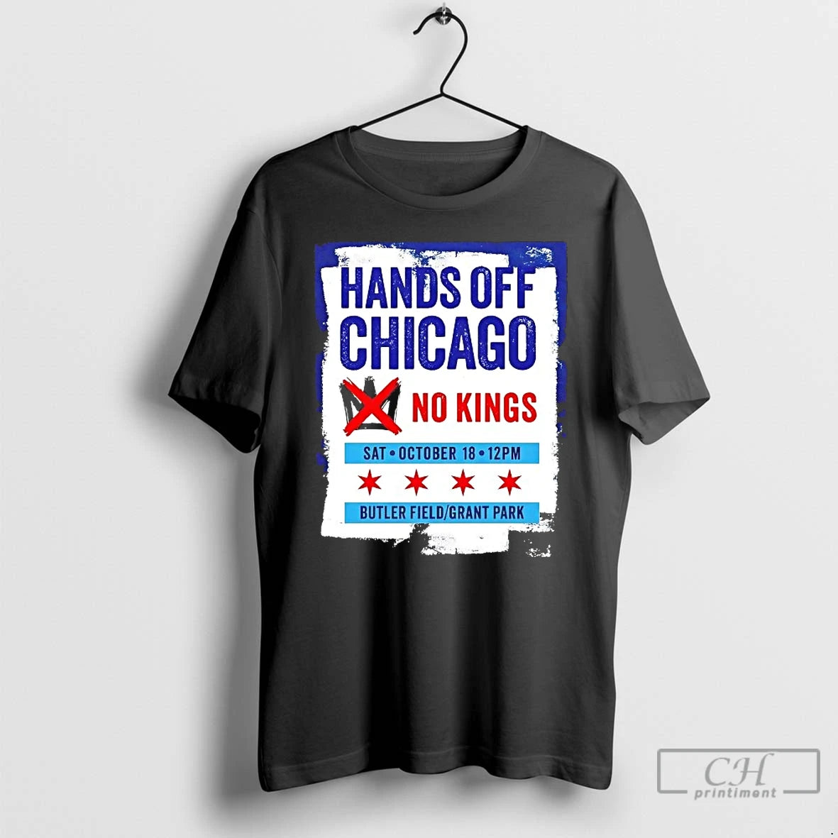 Classic Hands Off Chicago No Kings T Shirts