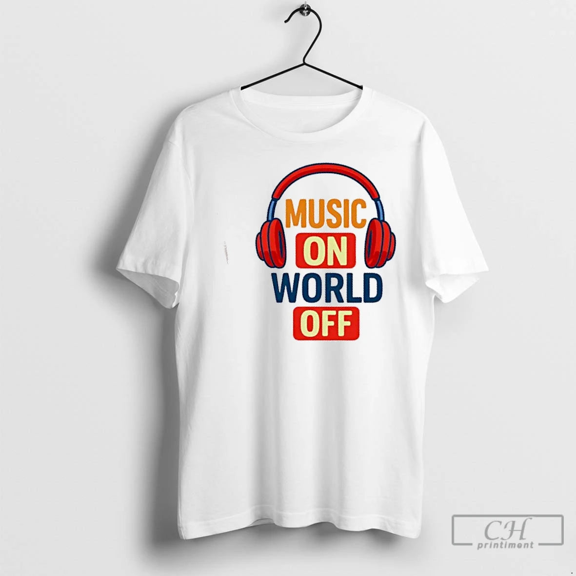 Classic Headphone Music On World Off