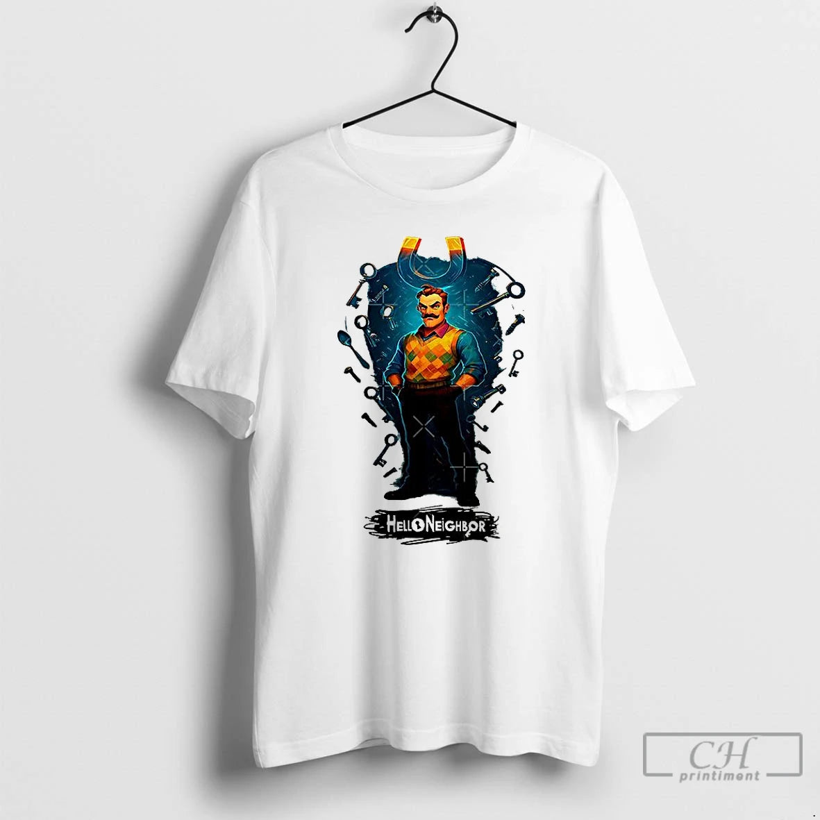 Classic Hello Neighbor Magnet Mind T-Shirts, Hoodie, Sweatshirt | AU18TeeNovaLab.com