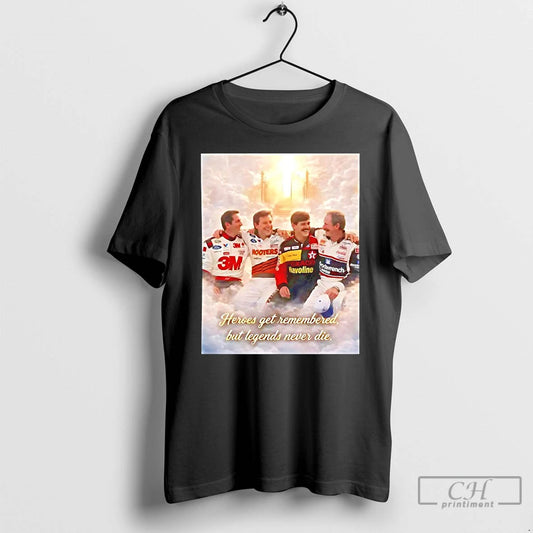 Classic Heroes Get Remembered But Legends Never Die T-Shirts, Hoodie, Sweatshirt | AU18TeeNovaLab.com