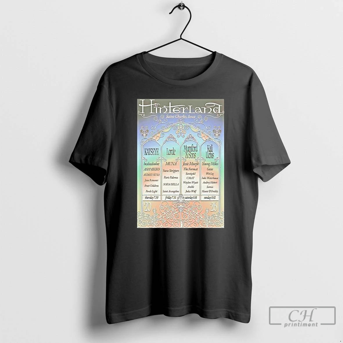 Classic Hinterland St Charles Iowa Jul 30 Aug 2 2026 T-Shirts, Hoodie, Sweatshirt | AU18TeeNovaLab.com
