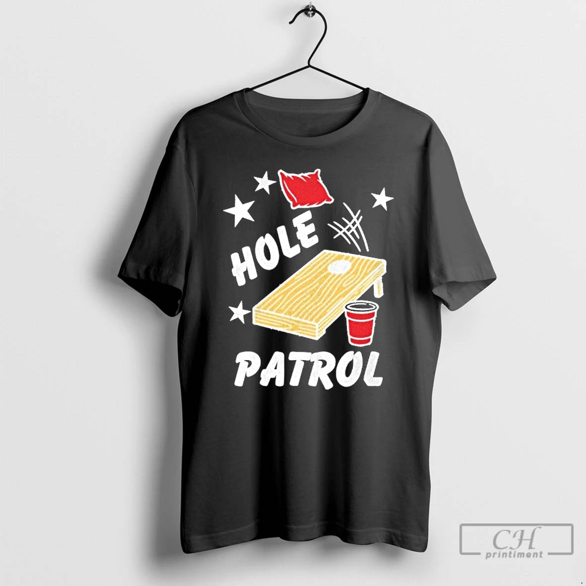 Classic Hole Patrol Funny Cornhole T-Shirts, Hoodie, Sweatshirt | AU18TeeNovaLab.com