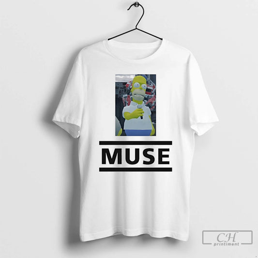 Classic Homer Simpson Music Band T Shirts