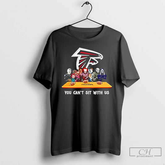 Classic Horror Movie Characters You Cant Sit With Us Atlanta Falcons Halloween T Shirts