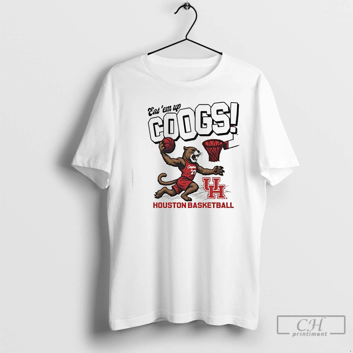 Classic Houston Cougars Eat Em Up Coogs Slam Dunk T-Shirts, Hoodie, Sweatshirt | AU18TeeNovaLab.com