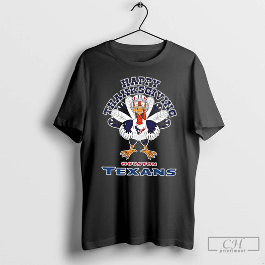 Classic Houston Texans Football X Turkey Happy Thanksgiving T-Shirts, Hoodie, Sweatshirt | AU18TeeNovaLab.com