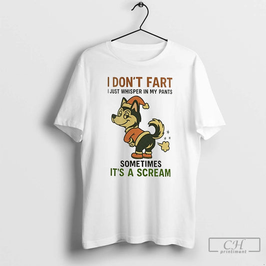 Classic Husky I Dont Fart Whisper In My Pants Its A Scream Christmas T Shirts