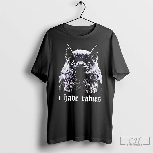 Classic I Have Rabies Bat Retro