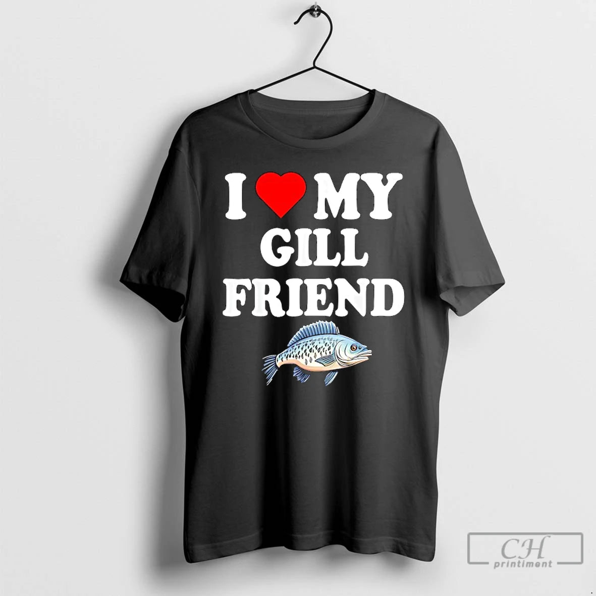 Classic I Love My Gill Friend Fish Graphic T-Shirts, Hoodie, Sweatshirt | AU18TeeNovaLab.com