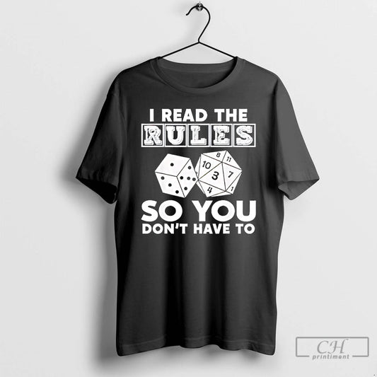 Classic I Read The Rules So You Dont Have To T-Shirts, Hoodie, Sweatshirt | AU18TeeNovaLab.com