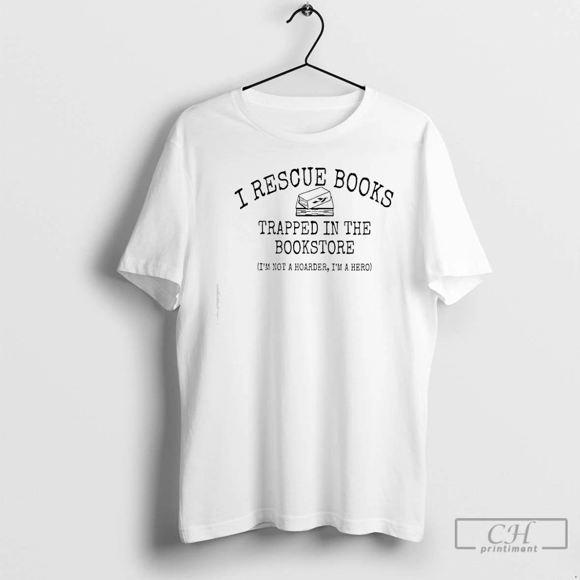 Classic I Rescue Books Trapped In The Bookstore T-Shirts, Hoodie, Sweatshirt | AU18TeeNovaLab.com