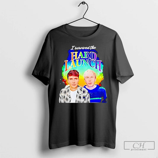 Classic I Survived The Hard Launch Dan And Phil Phan T-Shirts, Hoodie, Sweatshirt | AU18TeeNovaLab.com