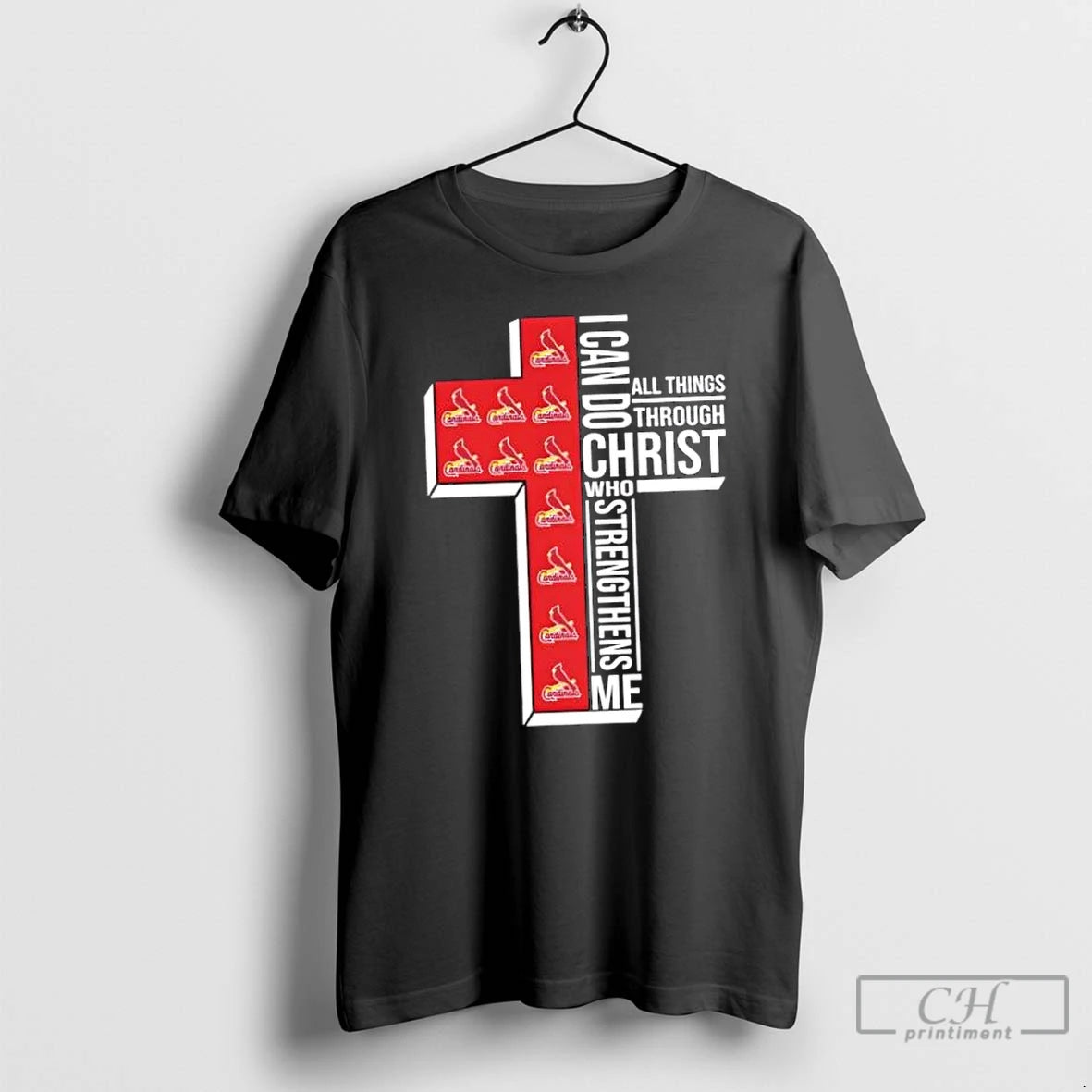 Classic I Can Do All Things Through Christ Who Strengthens Me St Louis Cardinals Baseball