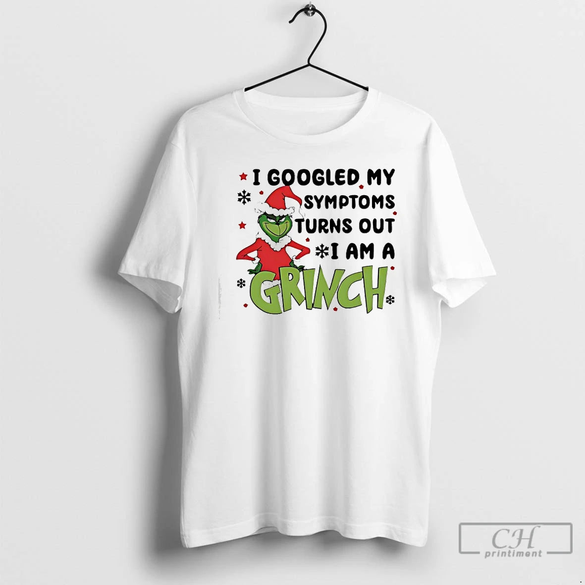 Classic I Googled My Symptoms Turns Out I Am A Grinch Christmas T Shirts Sweater Hoodie, Sweatshirt | AU18TeeNovaLab.com