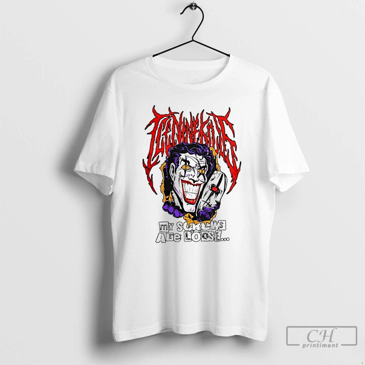 Classic Ice Nine Kills Screw Loose Joker T-Shirts, Hoodie, Sweatshirt | AU18TeeNovaLab.com
