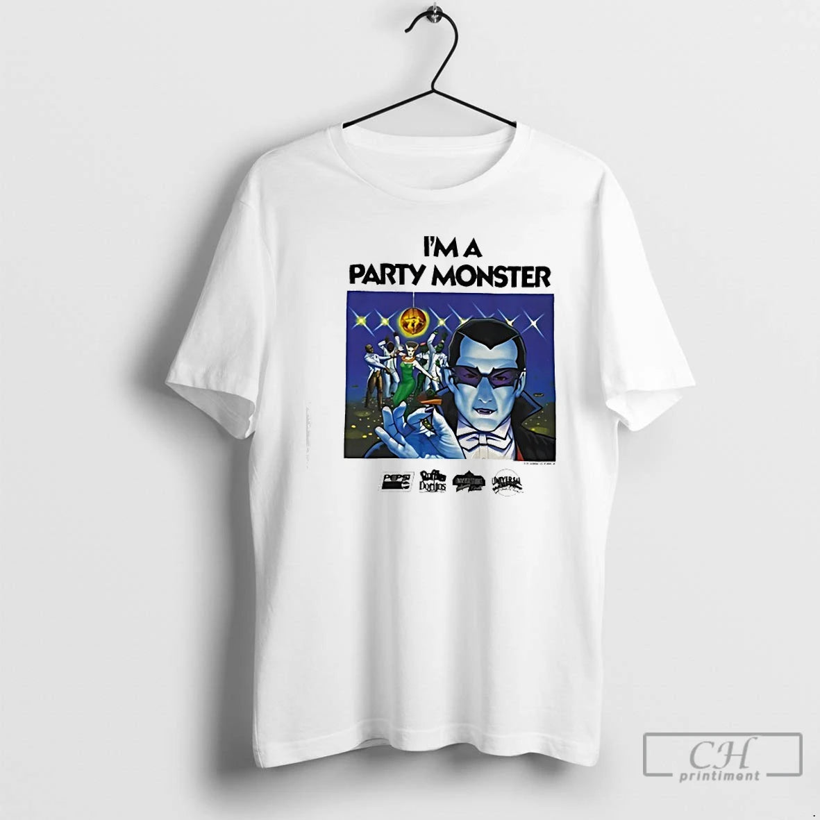 Classic Im A Party Monster Dracula Universal Studios 1992 T-Shirts, Hoodie, Sweatshirt | AU18TeeNovaLab.com