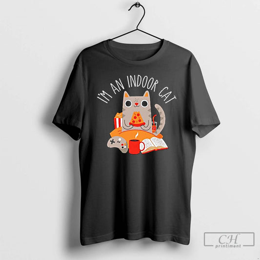 Classic Im An Indoor Cat Graphic T-Shirts, Hoodie, Sweatshirt | AU18TeeNovaLab.com