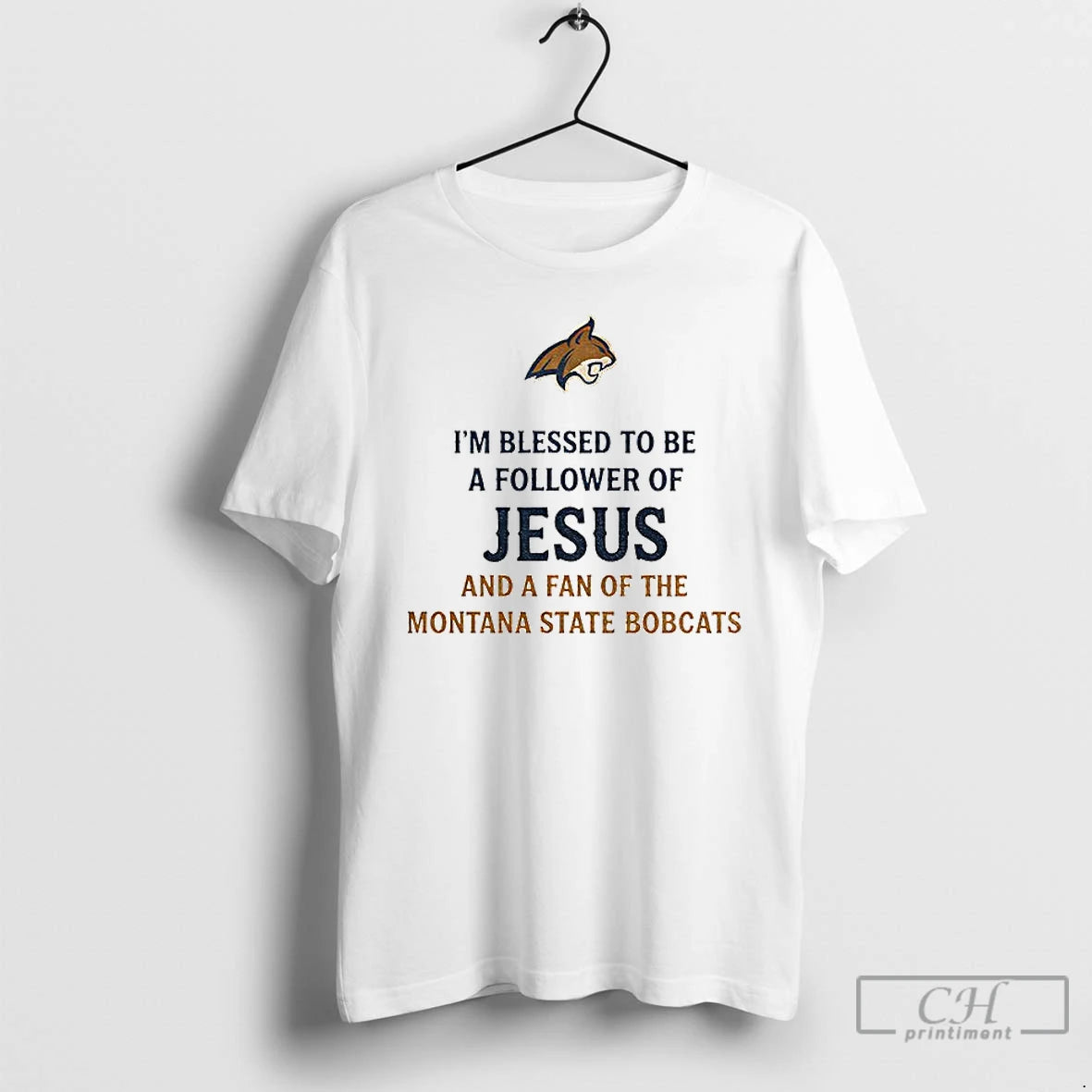 Classic Im Blessed To Be A Follower Of Jesus And A Fan Of The Montana T-Shirts, Hoodie, Sweatshirt | AU18TeeNovaLab.com