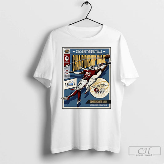 Classic Indiana Football 2025 Big Ten Football Championship Game Vintage T-Shirts, Hoodie, Sweatshirt | AU18TeeNovaLab.com