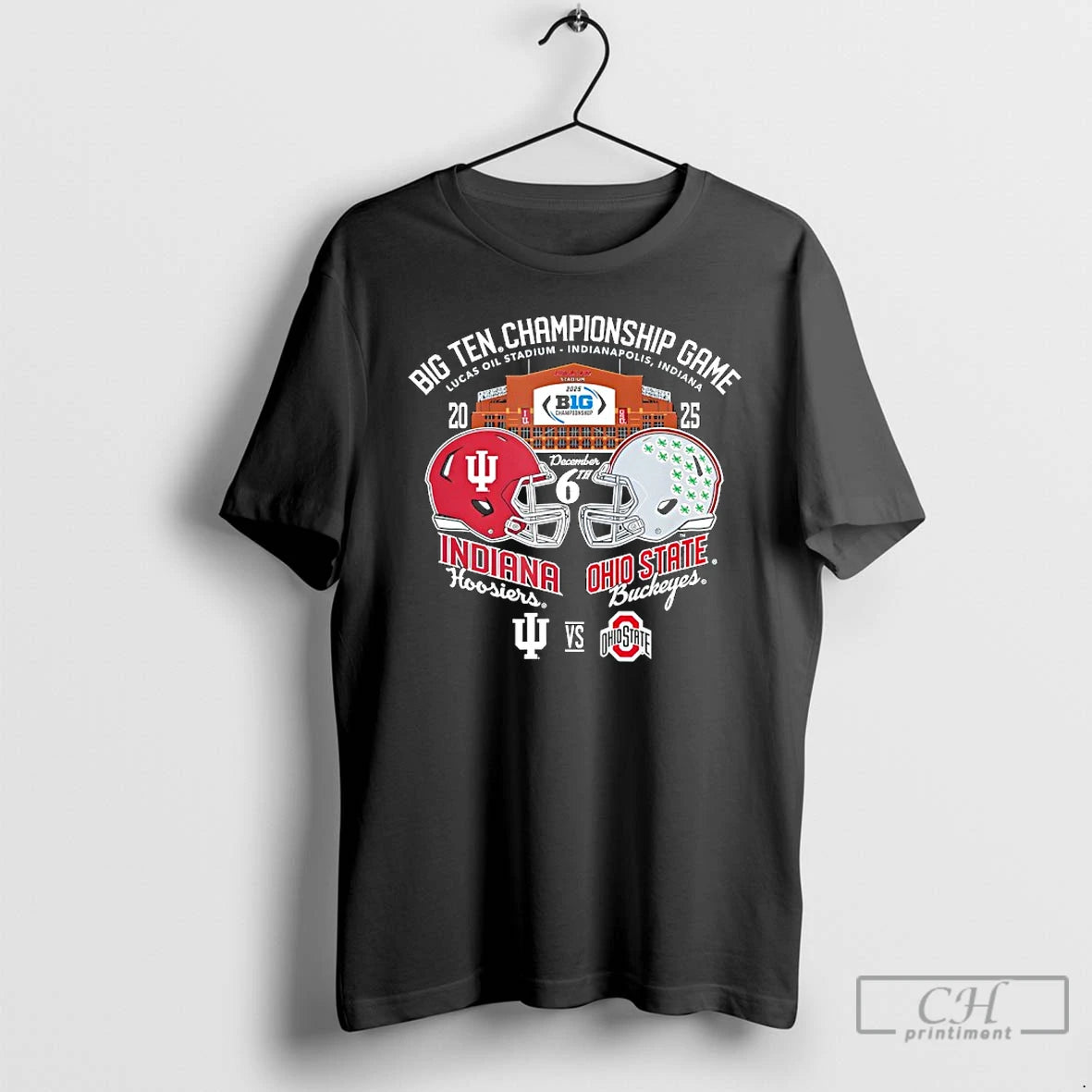 Classic Indiana Vs Ohio State Big Ten Championship 2025 Football T-Shirts, Hoodie, Sweatshirt | AU18TeeNovaLab.com