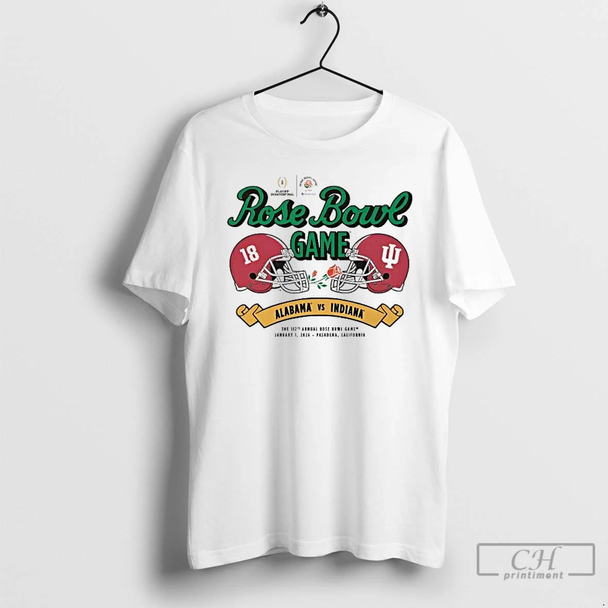 Classic Indiana Vs Alabama 2026 Rose Bowl Helmet T-Shirts, Hoodie, Sweatshirt | AU18TeeNovaLab.com