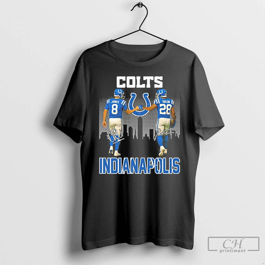 Classic Indianapolis Colts Daniel Jones And Jonathan Taylor T Shirts