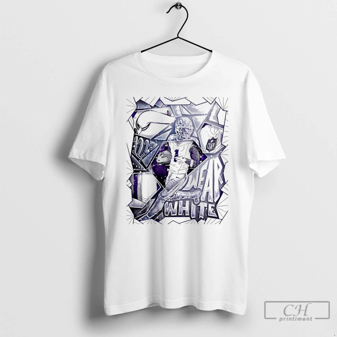Classic Jalen Nailor Minnesota Vikings Wear White Winter Whiteout Week T-Shirts, Hoodie, Sweatshirt | AU18TeeNovaLab.com