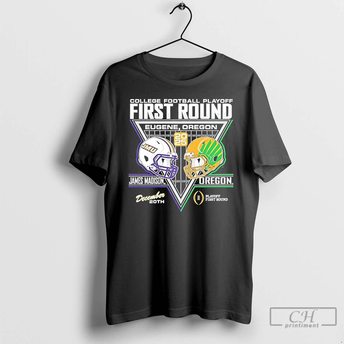 Classic James Madison Vs Oregon College Football Playoffs Round Matchup 2025 T-Shirts, Hoodie, Sweatshirt