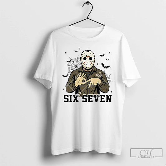 Classic Jason Voorhees 6 7 Six Seven Halloween T Shirts
