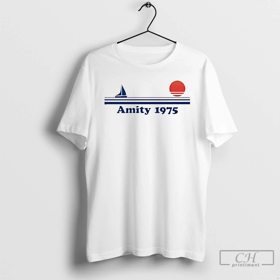 Classic Jaws Amity 1975 T Shirts