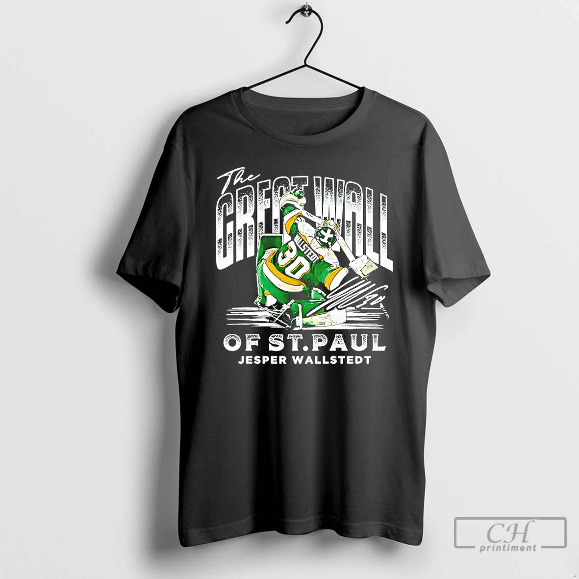 Classic Jesper Wallstedt Minnesota The Great Wall Of St Paul Signature T-Shirts, Hoodie, Sweatshirt | AU18TeeNovaLab.com