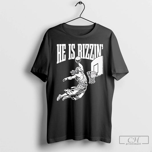 Classic Jesus Has Rizzen Basketball Funny T-Shirts, Hoodie, Sweatshirt | AU18TeeNovaLab.com