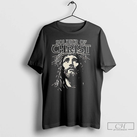 Classic Jesus Soldier Of Christ T Shirts