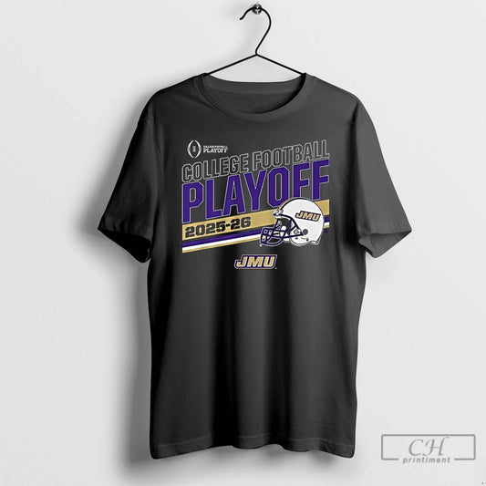 Classic Jmu Football 2025 Cfp Stripe T-Shirts, Hoodie, Sweatshirt | AU18TeeNovaLab.com