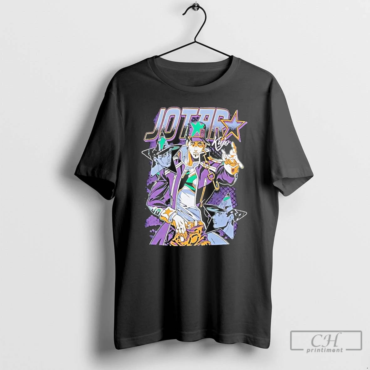 Classic Jojos Bizarre Adventure Jotaro Kujo Collage Stylish T-Shirts, Hoodie, Sweatshirt | AU18TeeNovaLab.com