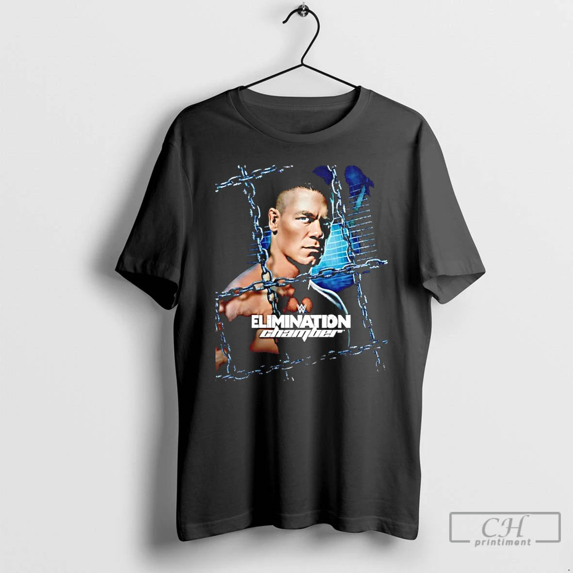 Classic John Cena Elimination Chamber Graphic T-Shirts, Hoodie, Sweatshirt | AU18TeeNovaLab.com