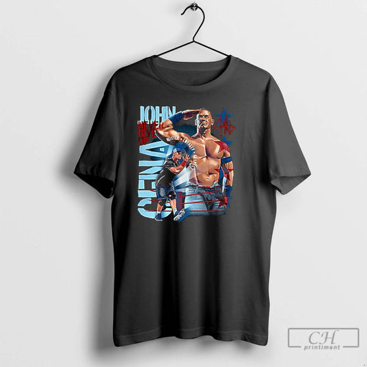 Classic John Cena Never Give Up Salute Hustle Loyalty Respect Signature T-Shirts, Hoodie, Sweatshirt | AU18TeeNovaLab.com