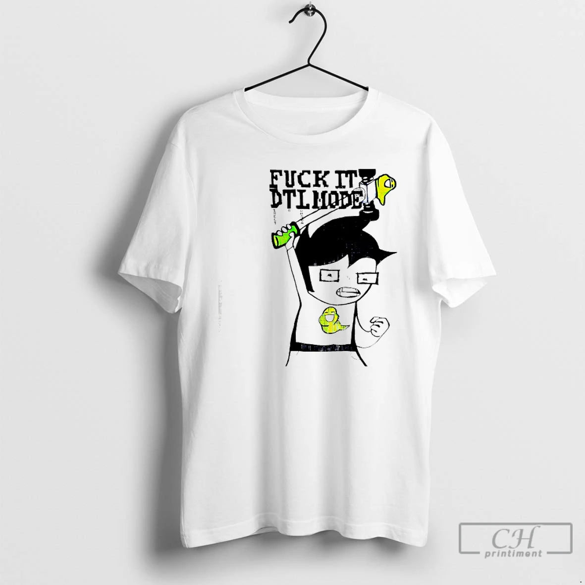 Classic John Egbert Homestuck Fuck It Dtl Mode T-Shirts, Hoodie, Sweatshirt | AU18TeeNovaLab.com