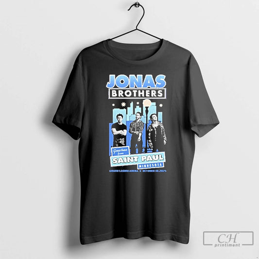 Classic Jonas Brothers Greetings From Saint Paul Minnesota T Shirts