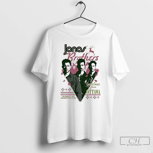 Classic Jonas Brothers Greetings From Ottawa Canadian Tire Centre 2025 T-Shirts, Hoodie, Sweatshirt | AU18TeeNovaLab.com