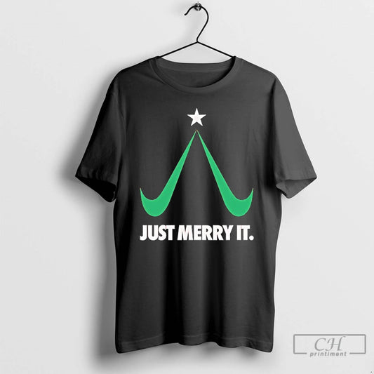 Classic Just Merry It Just Do It Merry Christmas T-Shirts, Hoodie, Sweatshirt | AU18TeeNovaLab.com