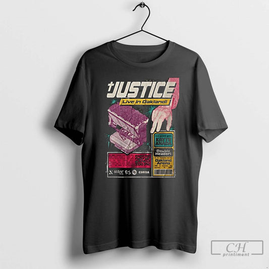Classic Justice October 22 2025 Oakland Arena In Oakland Ca Long Sleve T Shirts