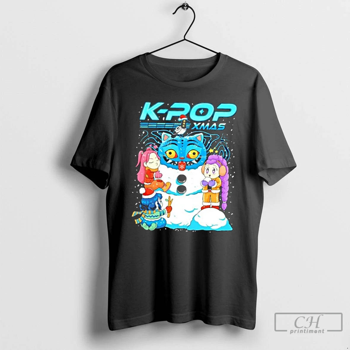 Classic K Pop Xmas Anime Graphic T-Shirts, Hoodie, Sweatshirt | AU18TeeNovaLab.com