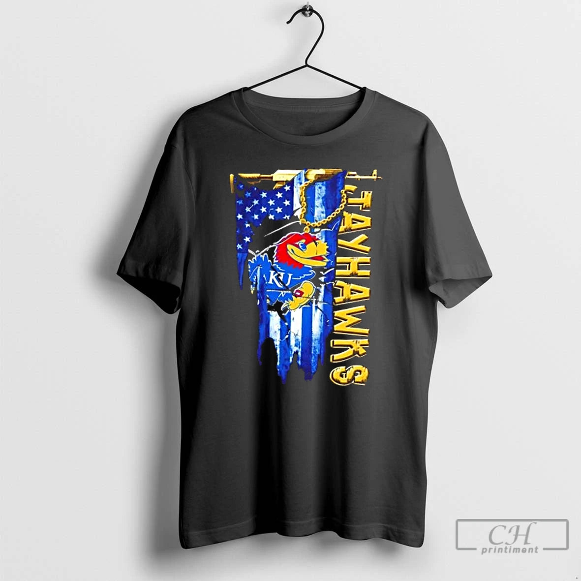 Classic Kansas Jayhawks Football Battle Shattered Usa Flag Rip Design T-Shirts, Hoodie, Sweatshirt | AU18TeeNovaLab.com
